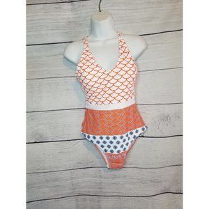 Women's High Waist One Piece Swimsuit M